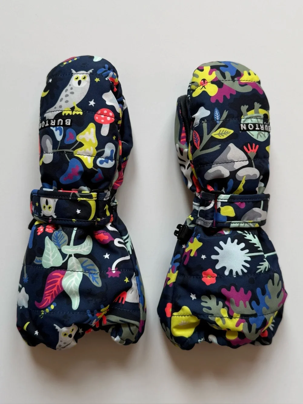Burton Toddlers' Unisex Warmest Mittens, Moonlit Grove - Size 3-4T